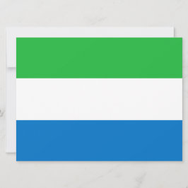 シエラレオネ国旗 カード