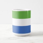シエラレオネ国旗 コーヒーマグカップ (中央)