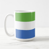 シエラレオネ国旗 コーヒーマグカップ (左)