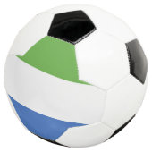 シエラレオネ国旗 サッカーボール (3/4)