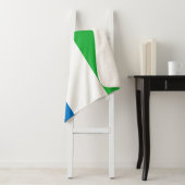 シエラレオネ国旗 シェルパブランケット (インサイチュ)