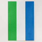 シエラレオネ国旗 ジグソーパズル (縦)