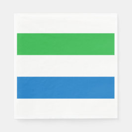 シエラレオネ国旗 スタンダードランチョンナプキン