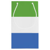 シエラレオネ国旗 スモールペーパーバッグ (裏面)