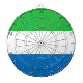 シエラレオネ国旗 ダーツボード