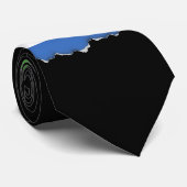 シエラレオネ国旗 ネクタイ (ロール)