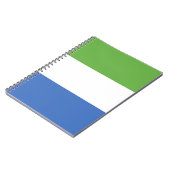 シエラレオネ国旗 ノートブック (左側)