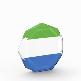 シエラレオネ国旗 フォトブロック