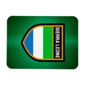 シエラレオネ国旗 マグネット (横)