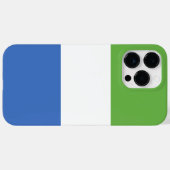 シエラレオネ国旗 Case-Mate iPhoneケース (裏面 (横))