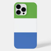 シエラレオネ国旗 iPhoneケース (裏面)