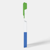 シエラレオネ国旗 iPhoneケース (左側面)