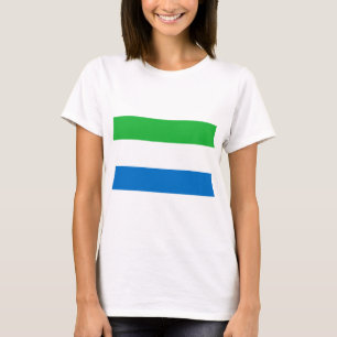 シエラレオネ国旗 Tシャツ