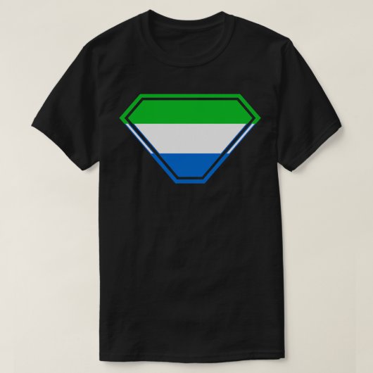 シエラレオネ超権限 Tシャツ (デザイン正面)