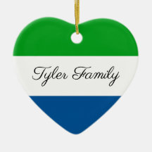 シエラレオネ|パーソナライズされたクリスマス飾り