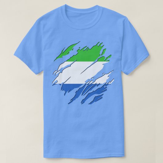 シエラレオネ Tシャツ (デザイン正面)