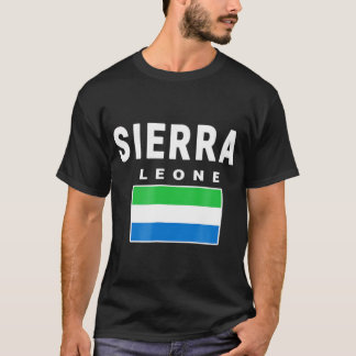 シエラレオネTシャツTシャツT字旗土産フリータウン Tシャツ