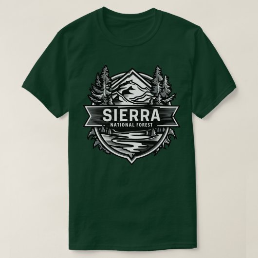 シエラ国有林 Tシャツ (デザイン正面)