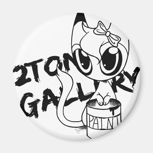 シエラ子猫 マグネット (正面)