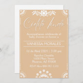 シエリト・リンド ブラウン スペインの招待状 招待状 (正面/裏面)