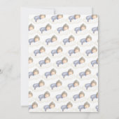 シエリト リンド ボーイ ベイビー シャワー 招待状 (裏面)