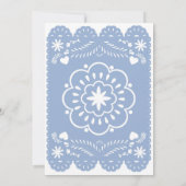 シエリートリンドブルーベビーシャワー招待状 招待状 (裏面)