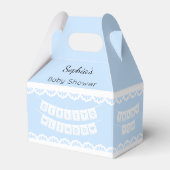 シエリートリンドブルーベビーシャワー フェイバーボックス (裏面サイド)