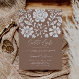 シエリートリンドベイビーシャワーテラコッタ招待状 招待状