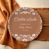 シエリートリンドメキシカンテッコッタベビーシャワー ペーパープレート