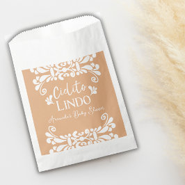 シエリートリンドメキシカンフィエスタニュートラルベビーシャワー フェイバーバッグ