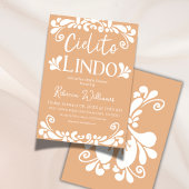 シエリートリンドメキシカンフィエスタニュートラルベビーシャワー 招待状