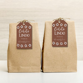 シエリートリンドTalaveraメキシコのフィエスタベビーシャワー ギフトタグ