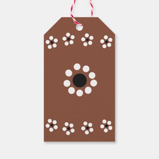 シエリートリンドTalaveraメキシコのフィエスタベビーシャワー ギフトタグ (裏面)