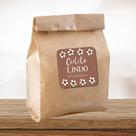 シエリートリンドTalaveraメキシコのフィエスタベビーシャワー スクエアシール