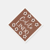 シエリートリンドTalaveraメキシコのフィエスタベビーシャワー スタンダードカクテルナプキン (角)