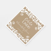 シエリートリンドTalaveraメキシコのフィエスタベビーシャワー スタンダードランチョンナプキン (角)