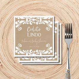 シエリートリンドTalaveraメキシコのフィエスタベビーシャワー スタンダードランチョンナプキン