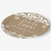 シエリートリンドTalaveraメキシコのフィエスタベビーシャワー ペーパープレート (アングル)