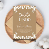 シエリートリンドTalaveraメキシコのフィエスタベビーシャワー 招待状