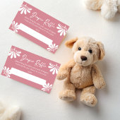 シエルト・リンドほこりっぽいピンクのメキシコのオムツラッフル エンクロージャーカード