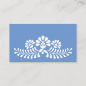 シエルト・リンドほこりっぽい青メキシコのオムツラッフル エンクロージャーカード (裏面)