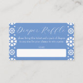 シエルト・リンドほこりっぽい青メキシコのオムツラッフル エンクロージャーカード (正面)