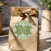 シエルト・リンド・セージ緑のメキシコの赤ちゃんシャワー