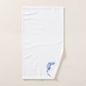 シエレガントェルのモノグラムCartocheテンプレート バスタオルセット (ハンドタオル)