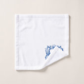 シエレガントェルのモノグラムCartocheテンプレート バスタオルセット (ウォッシュタオル)