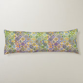 シエレガントシ地中海のリアの緑のタイル ボディピロー (裏面)