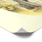 シエレガントックEdwardianフランスのファッションプレート ポスター (角)