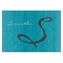 シエレガントッシンプルクトレンディーモノグラムティール（緑がかった色）