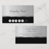 シエレガントッスタイリッシュク、ダイヤモンド、パールロイヤリティカード ロイヤリティカード (正面/裏面)