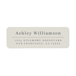 シエレガントッミニマルクグレイ差出人住所ラベル ラベル